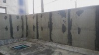 コンクリート水槽　アロワナ,コンクリート水槽　FRP防水